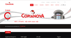 Desktop Screenshot of copianova.it